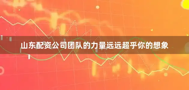 山东配资公司团队的力量远远超乎你的想象